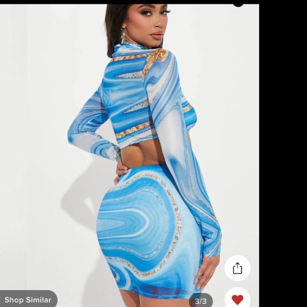Fashion nova mini skirt set - Picture 3 of 3